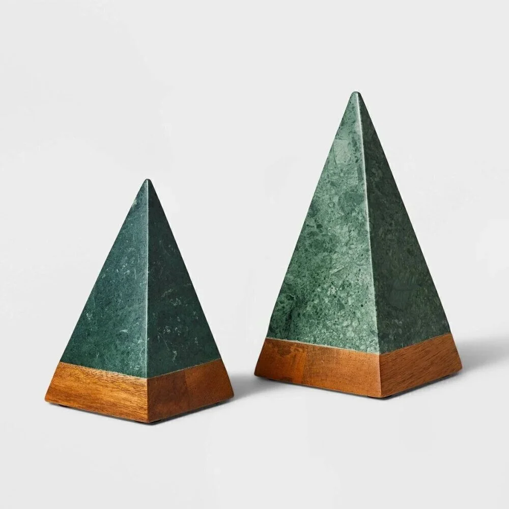 Threshold Studio‎ McGee Marble and Wood Christmas Green Medium - Target 2023